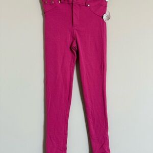 NWT Poor Girl Excellence Pink Skinny Jeggings Girls Size 10/12
 Pink Leggings